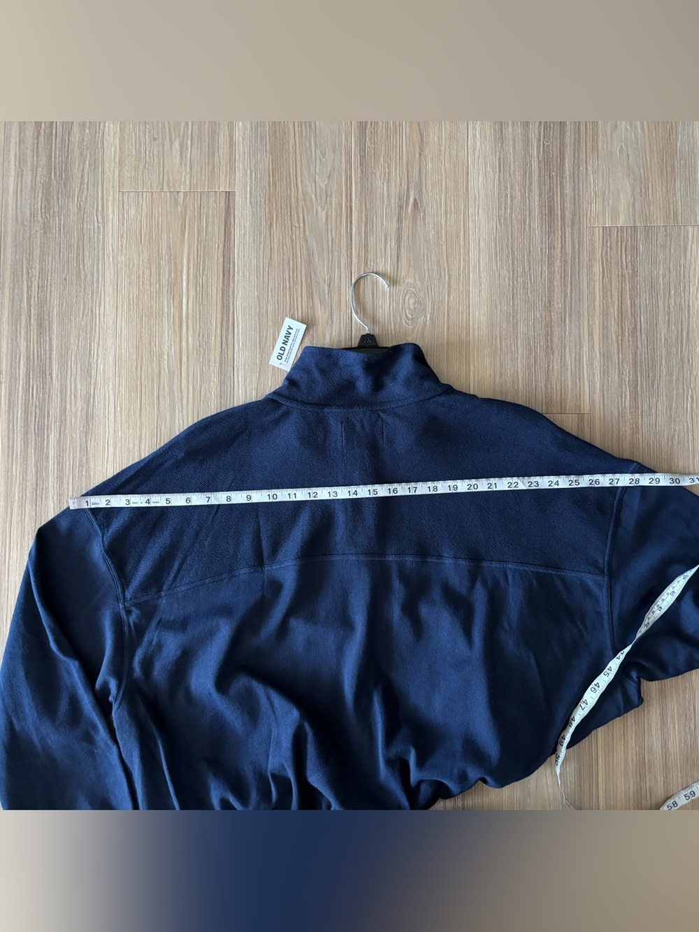 Old Navy Sweatshirt So Comfy Terry Fleece Navy Blue Women 2X NWT Athletic Casual - Picture 8 of 12